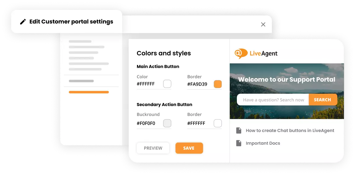 Un potente portale di servizio clienti creato da te