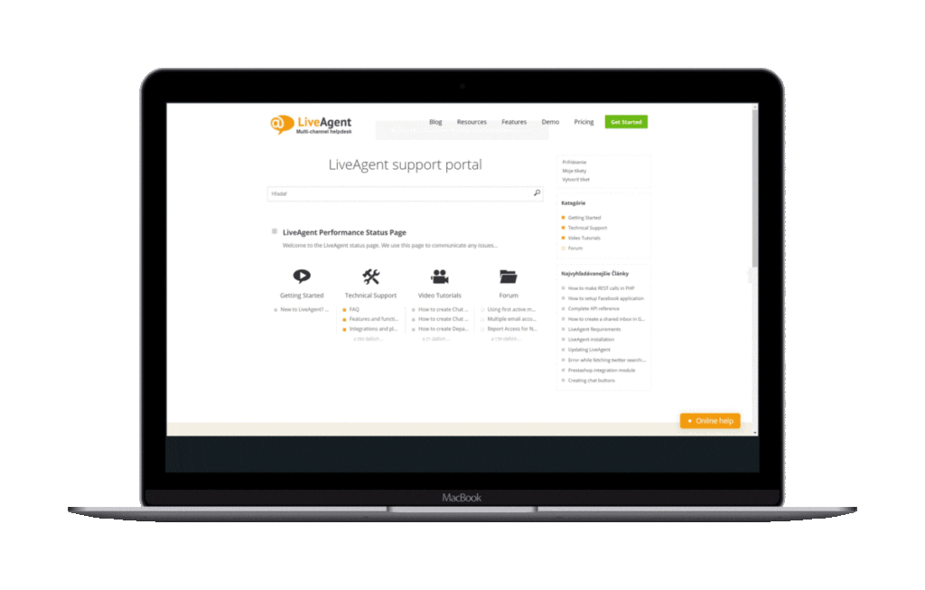 Progetti di knowledge base in LiveAgent