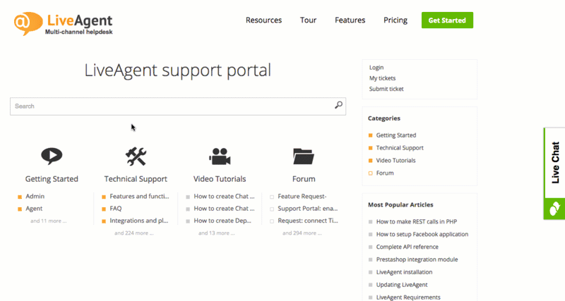 Portale self-service per il supporto clienti