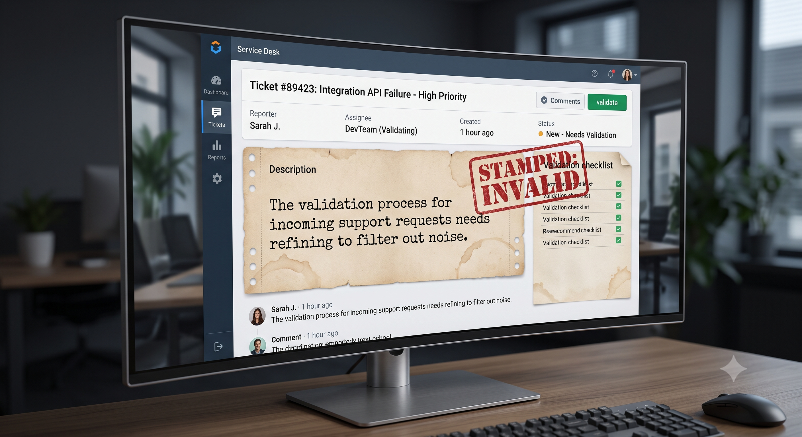 Che cos'è la validazione dei ticket e perché impedisce al tuo team di perdere tempo con richieste non valide?