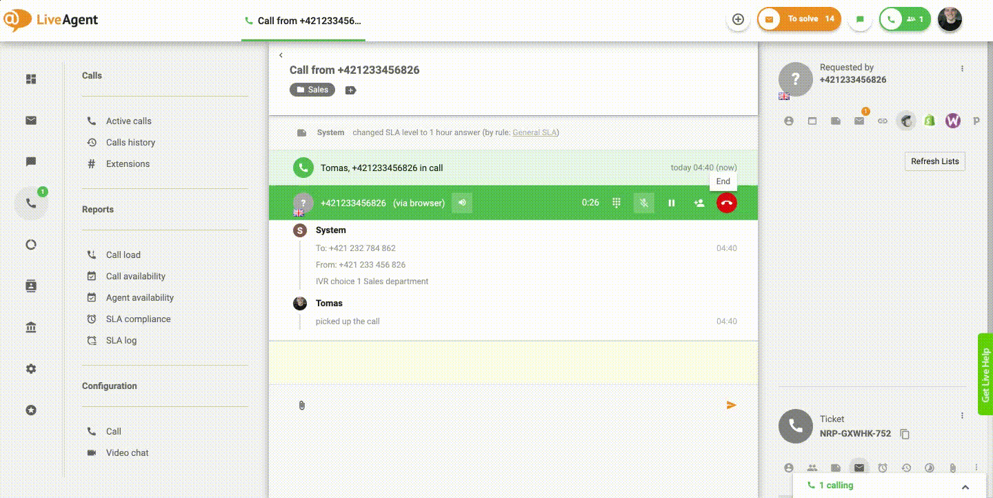 customer service automated callback