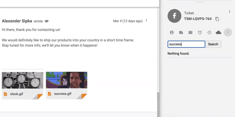 GIF personalizzata creata su Giphy