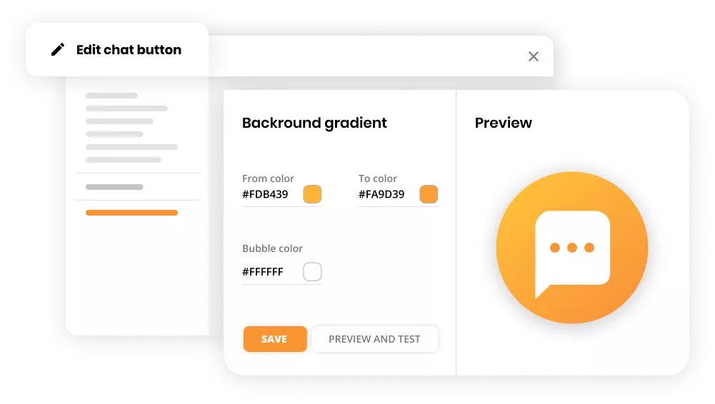 Personalizza il pulsante di chat nel software di servizio clienti - LiveAgent