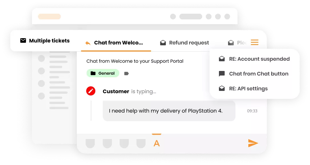 Software help desk LiveAgent con più ticket