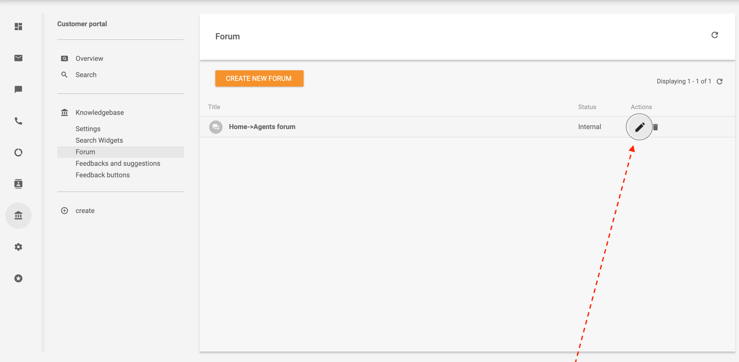 Regola forum clienti in LiveAgent