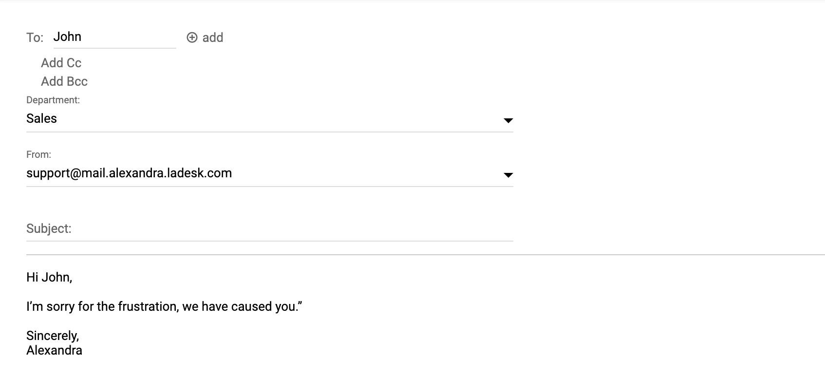 Come scusarsi con un cliente