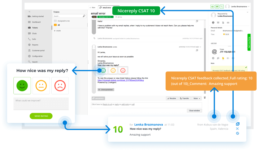 Implement customer feedback survey