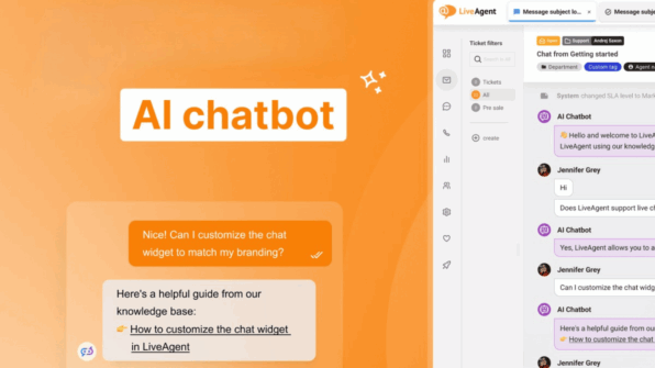 Come LiveAgent ha risolto il 75% delle interazioni chat tramite il chatbot AI