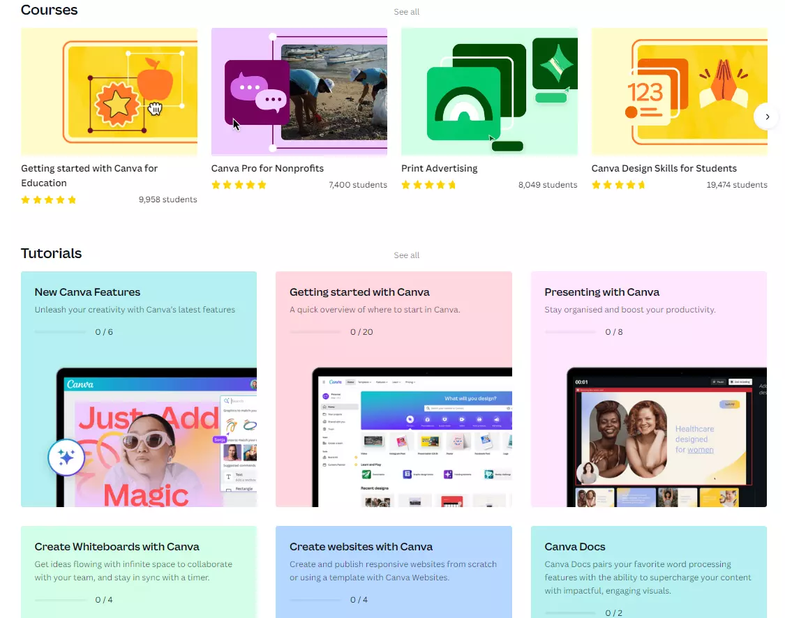 Scuola di design di Canva