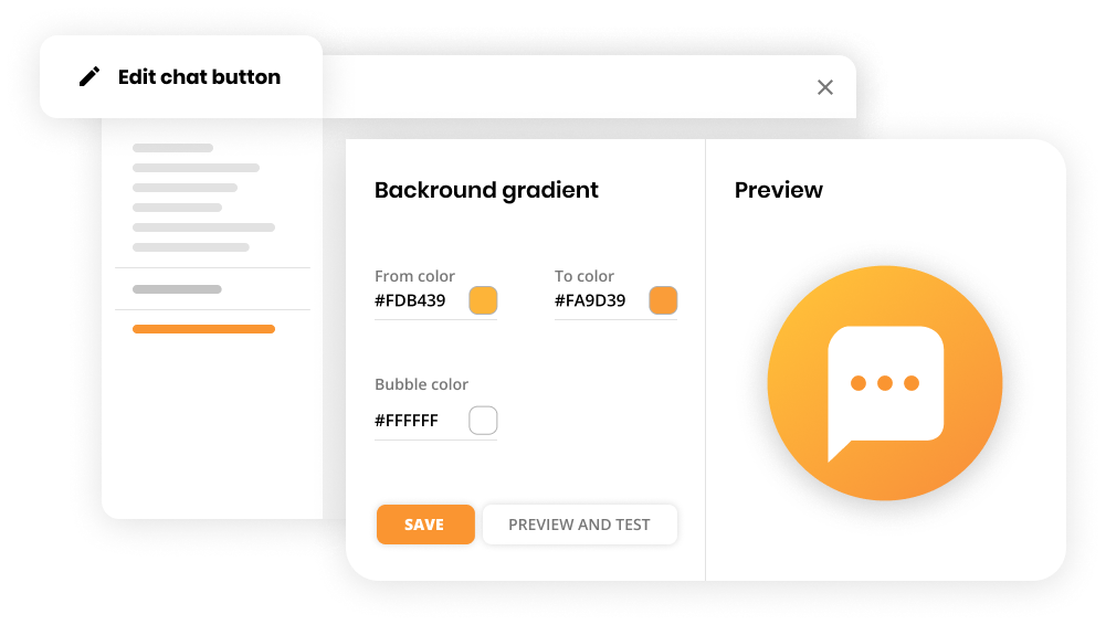 Personalizza il pulsante di chat nel software di servizio clienti - LiveAgent