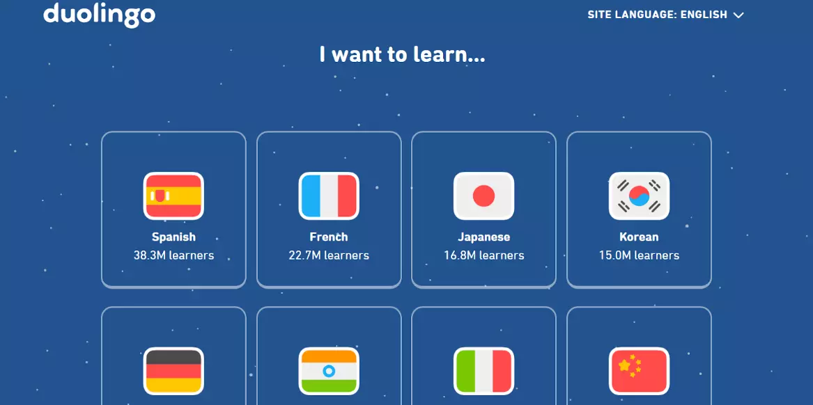 Duolingo - piattaforma di apprendimento delle lingue