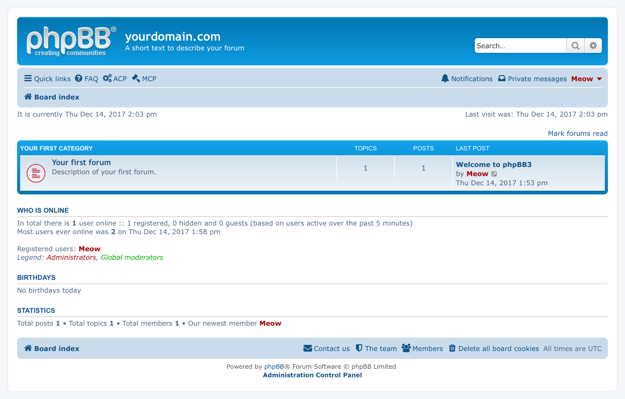 Piattaforma software forum gratuita phpBB