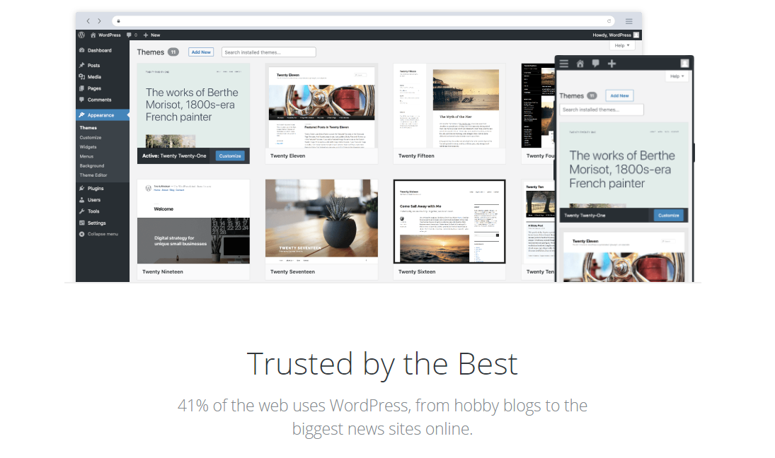 Dashboard di WordPress
