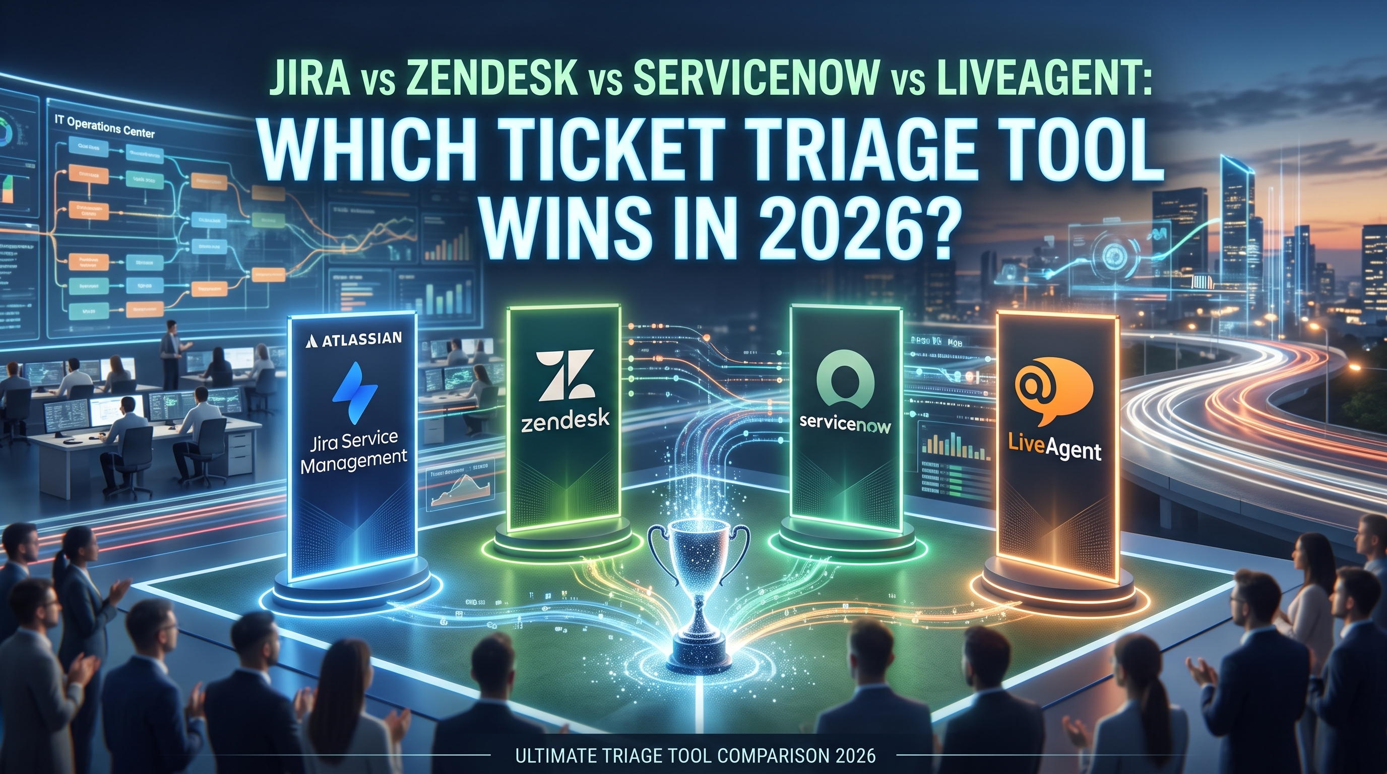 Jira vs Zendesk vs ServiceNow vs LiveAgent: quale strumento di triage ticket vince nel 2026?
