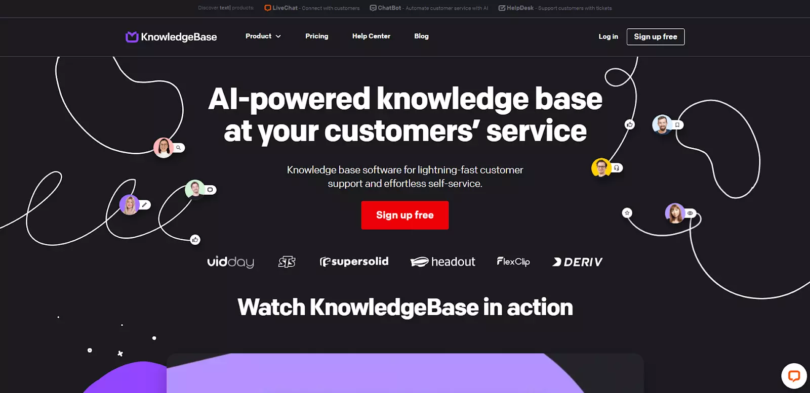 KnowledgeBase - software knowledge base efficiente