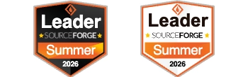 Badge Leader Estate 2026 di LiveAgent da SourceForge