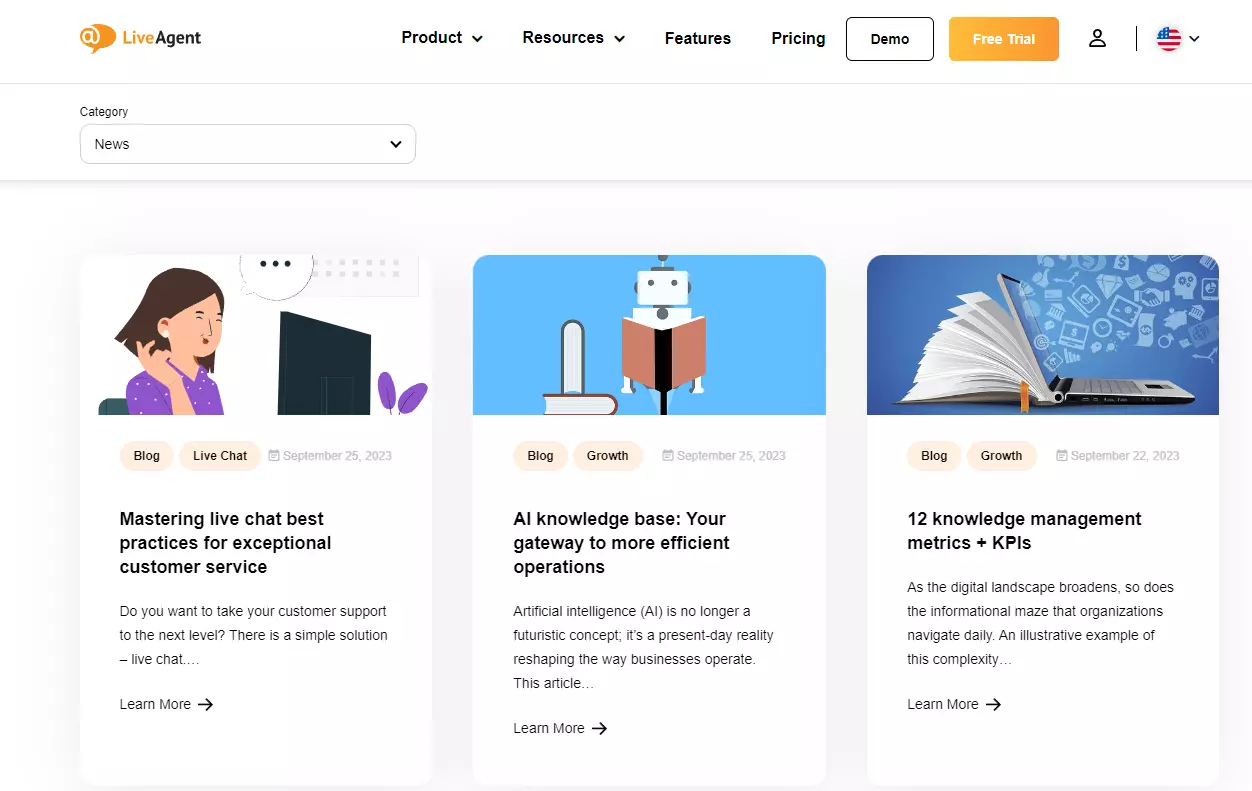 Notizie di LiveAgent