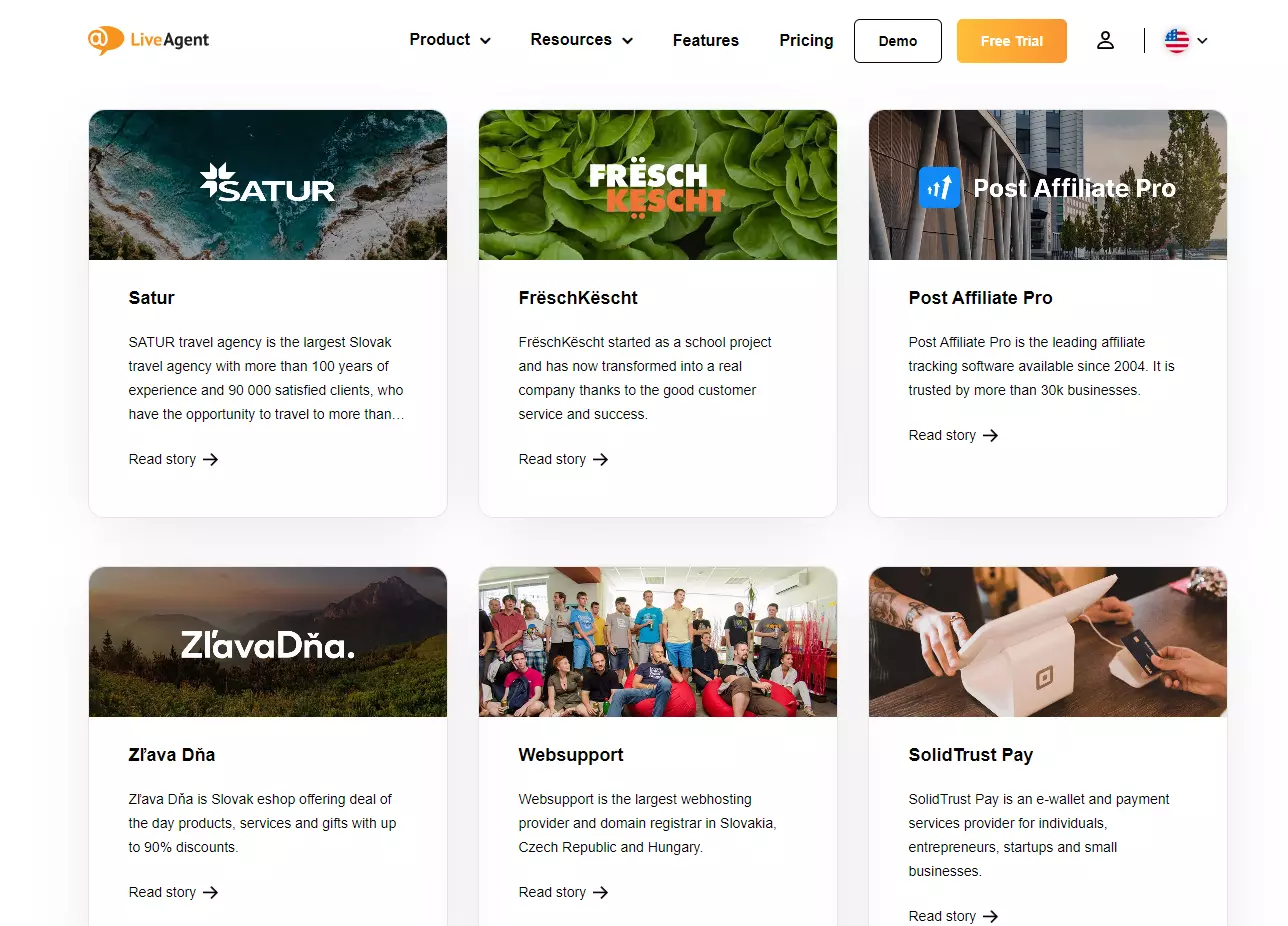 Storie di successo di LiveAgent