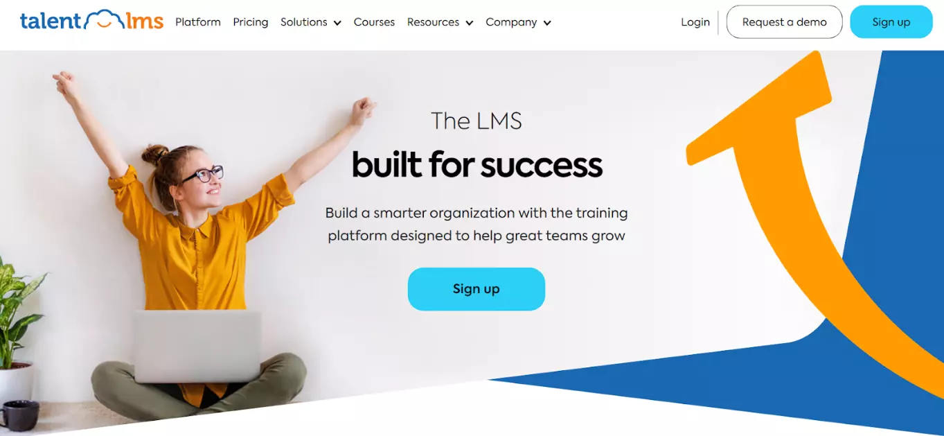 Homepage TalentLMS
