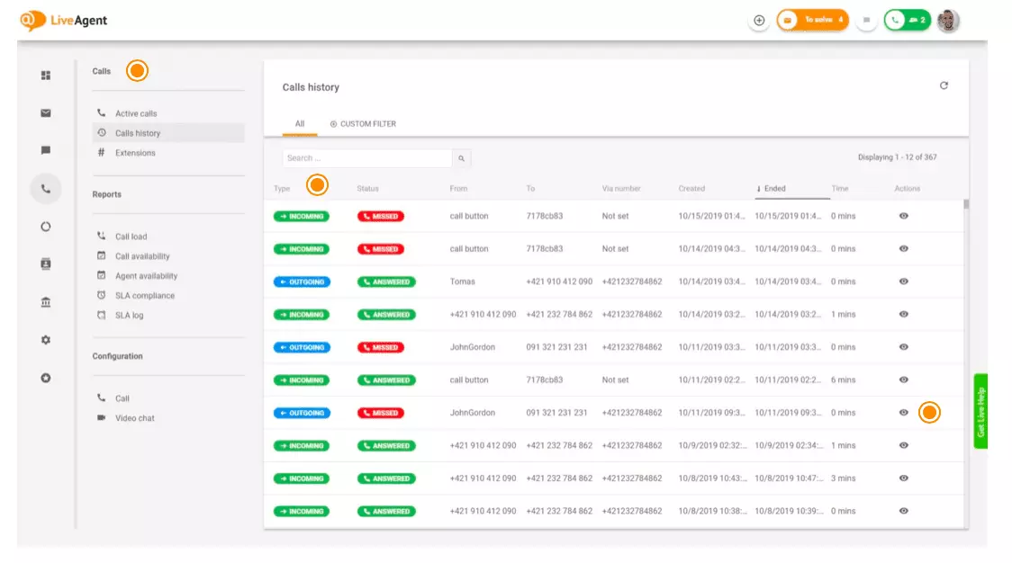 Le chiamate sono ancora uno dei metodi di contatto più popolari.