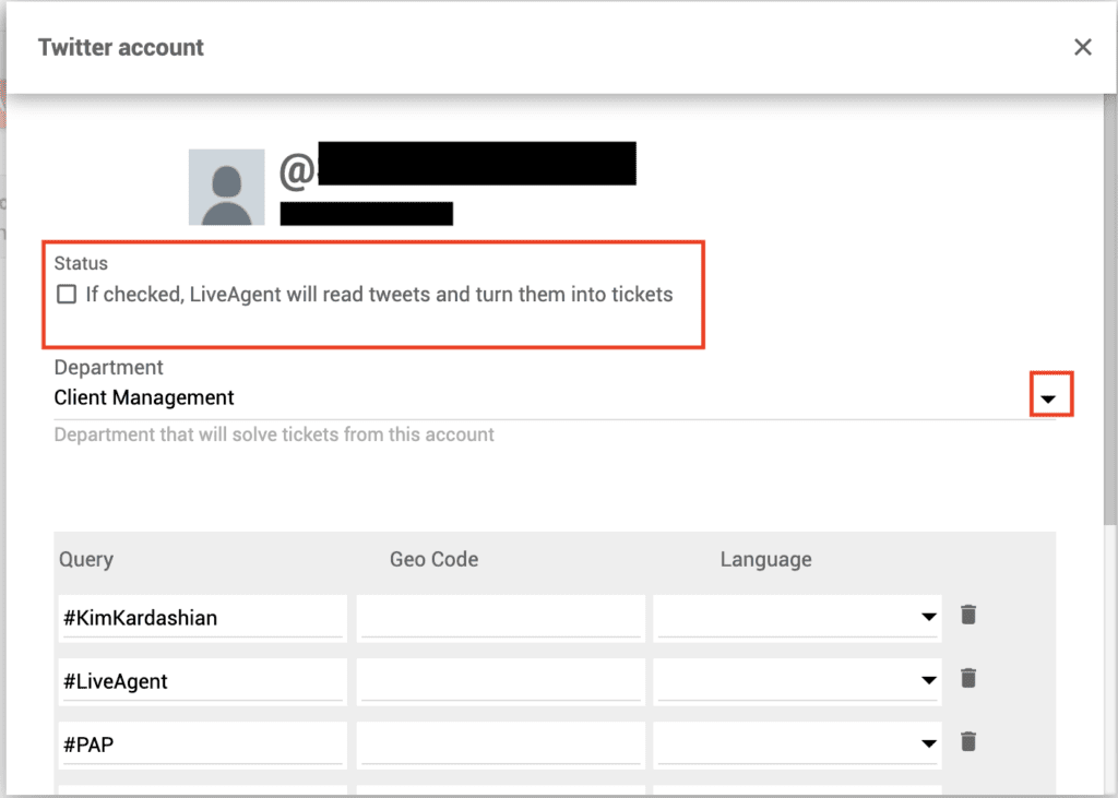 Monitoraggio menzioni su Twitter