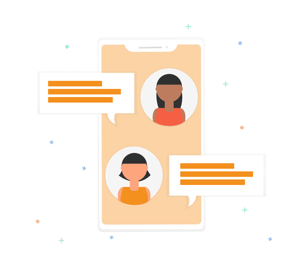 Illustrazione del software di servizio clienti