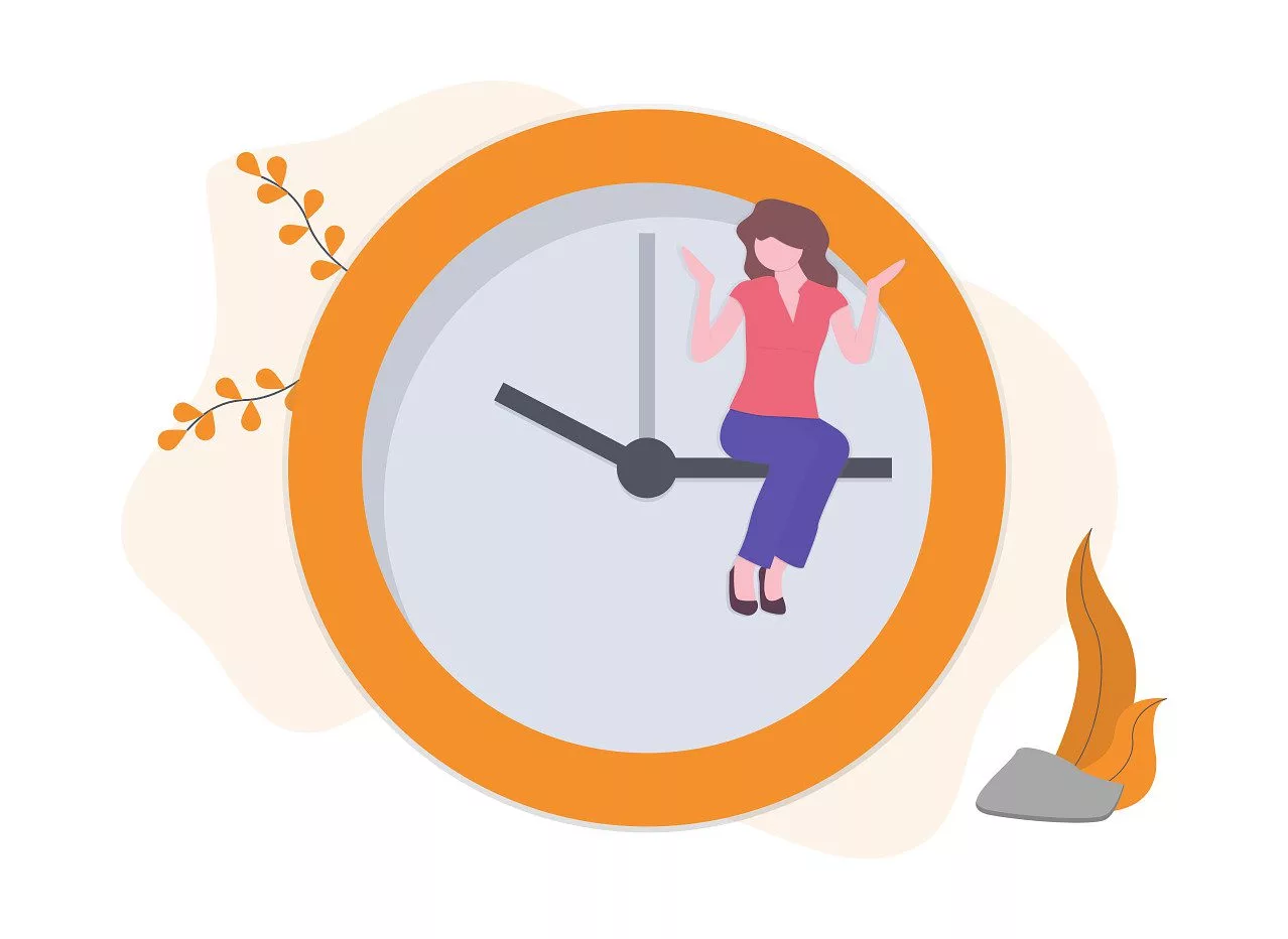 Illustrazione gestione del tempo