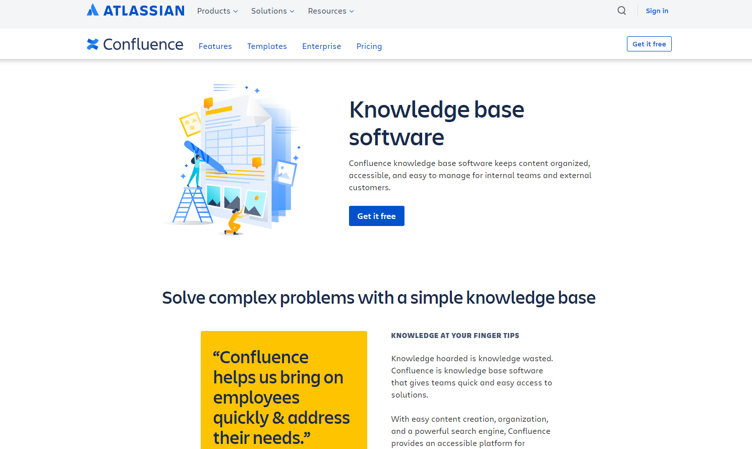 Knowledge base di Confluence