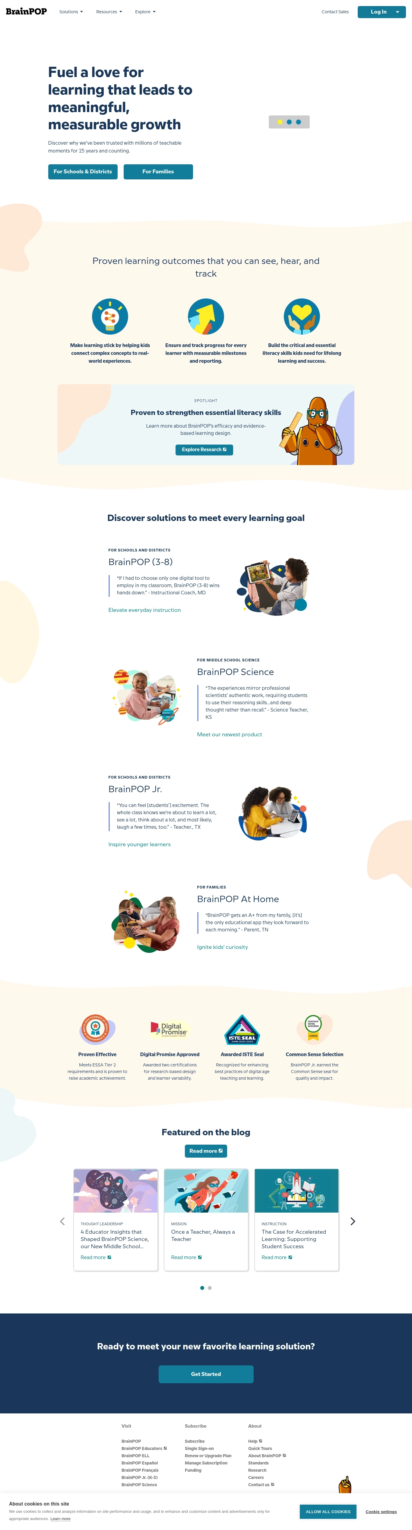 Contatti dell'Help Desk di BrainPOP