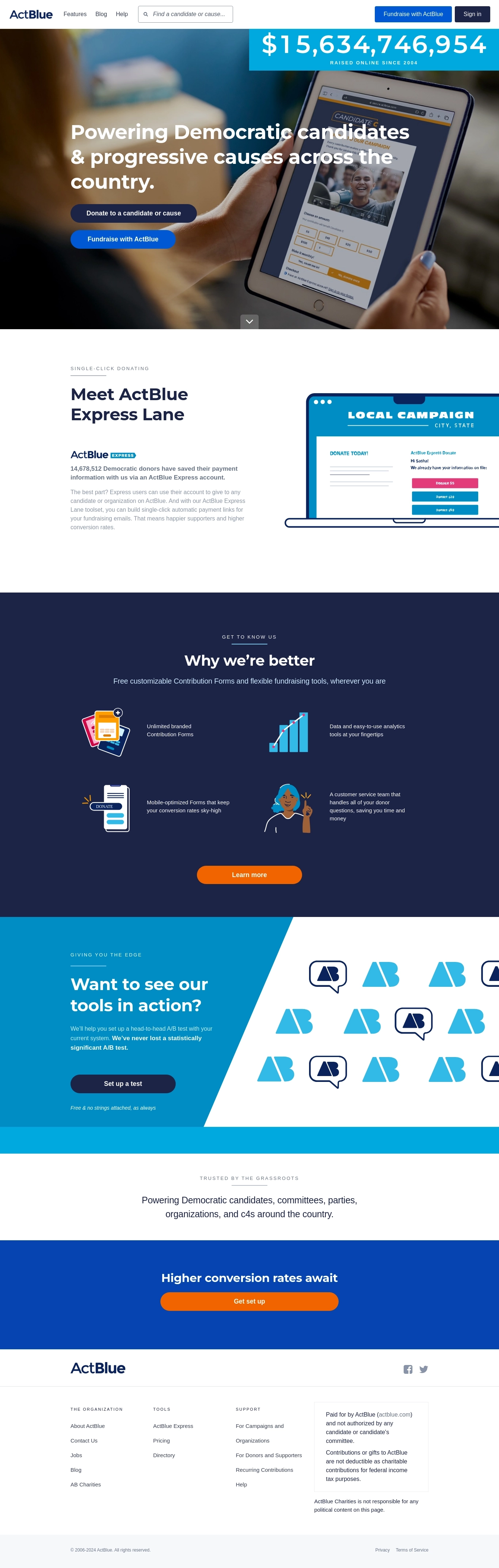 Contatti Help Desk ActBlue