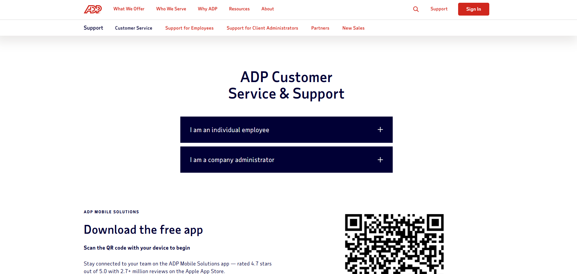 Contatti Help Desk ADP