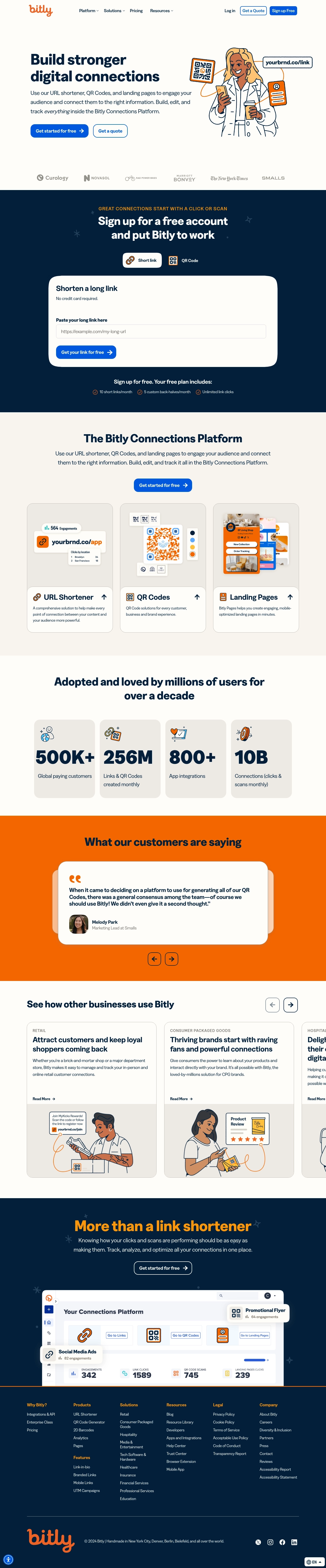 Contatti Help Desk Bitly