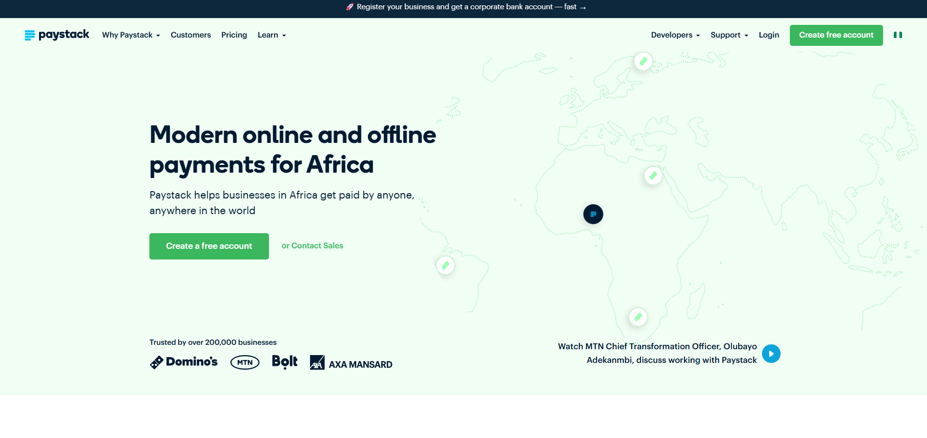 Contatti Help Desk Paystack