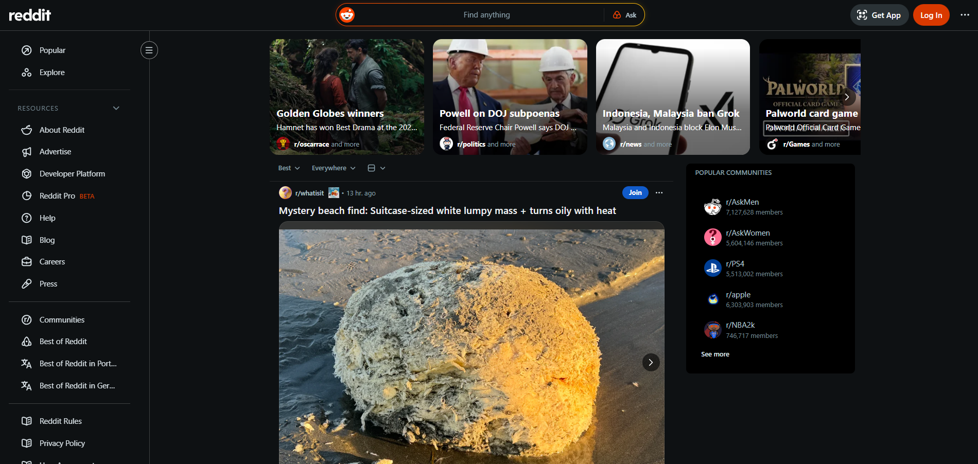 Contatti dell'Assistenza Reddit