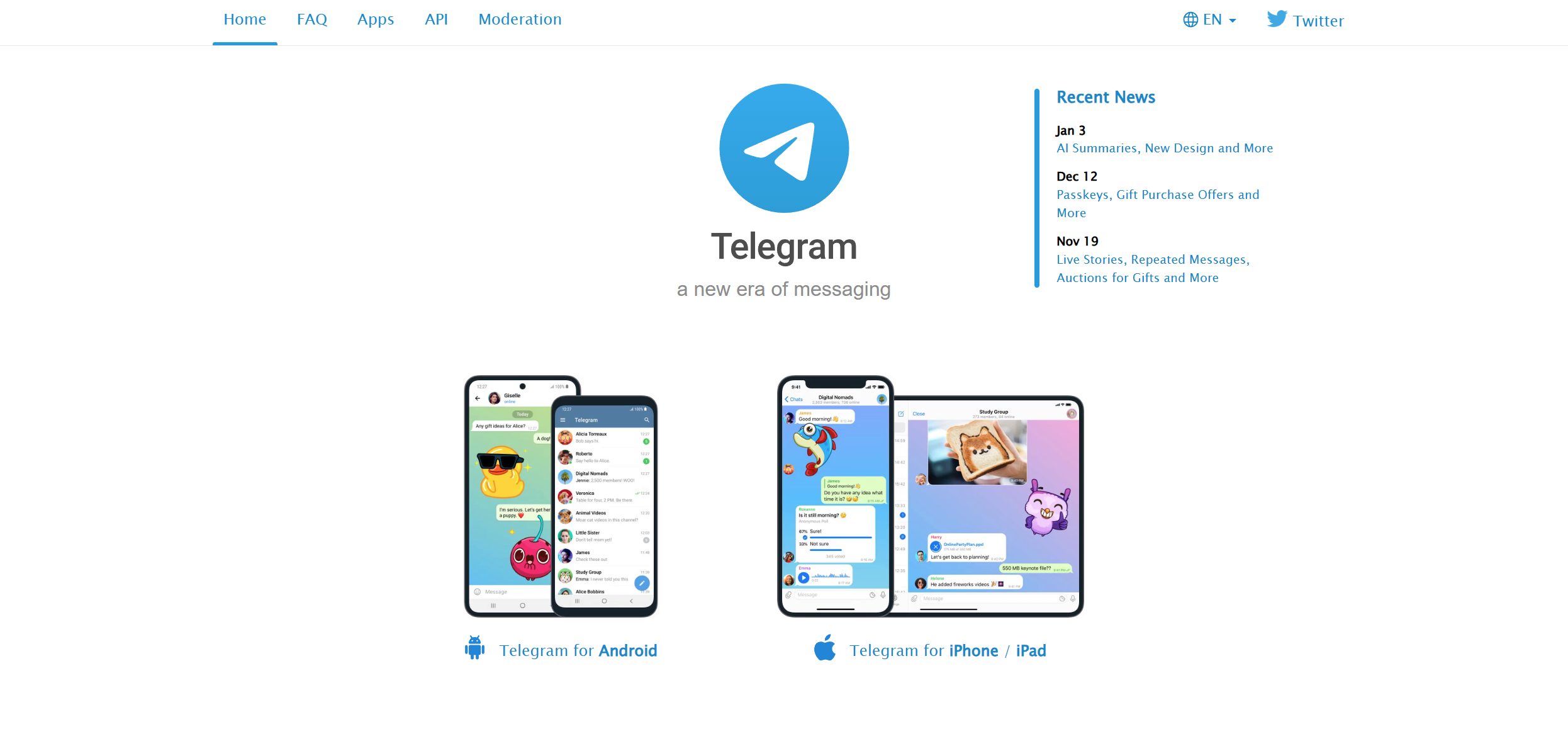 Contatti Help Desk Telegram