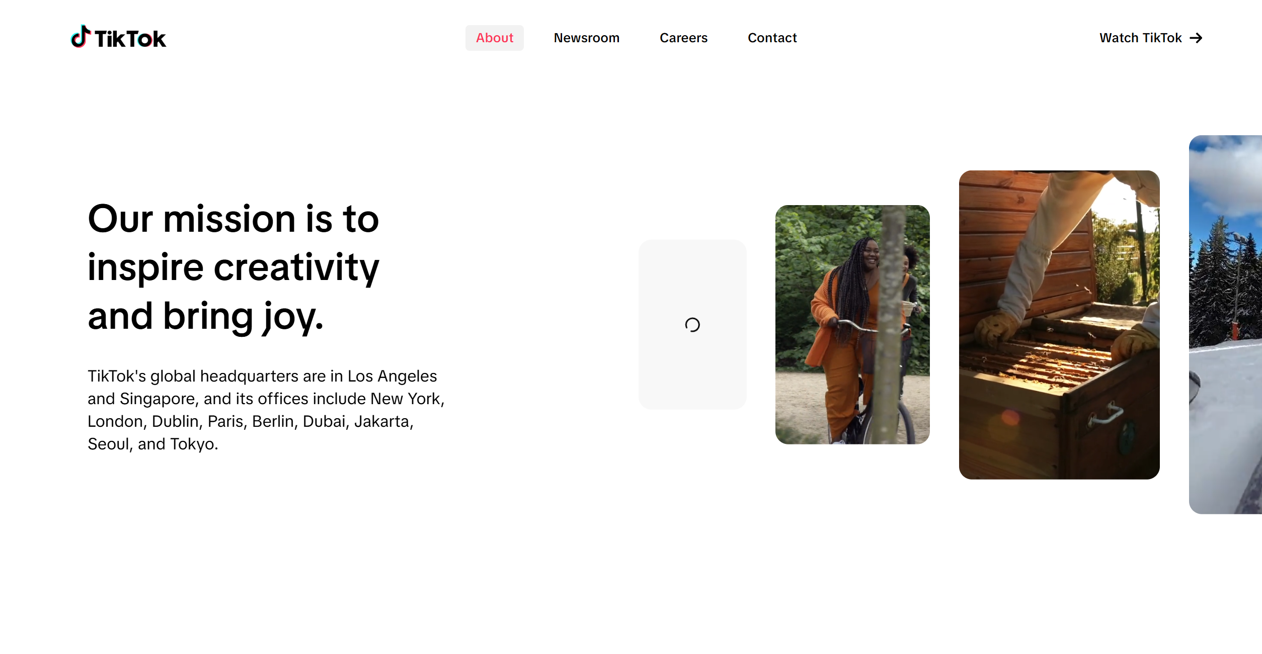 Contatti dell'Help Desk di TikTok
