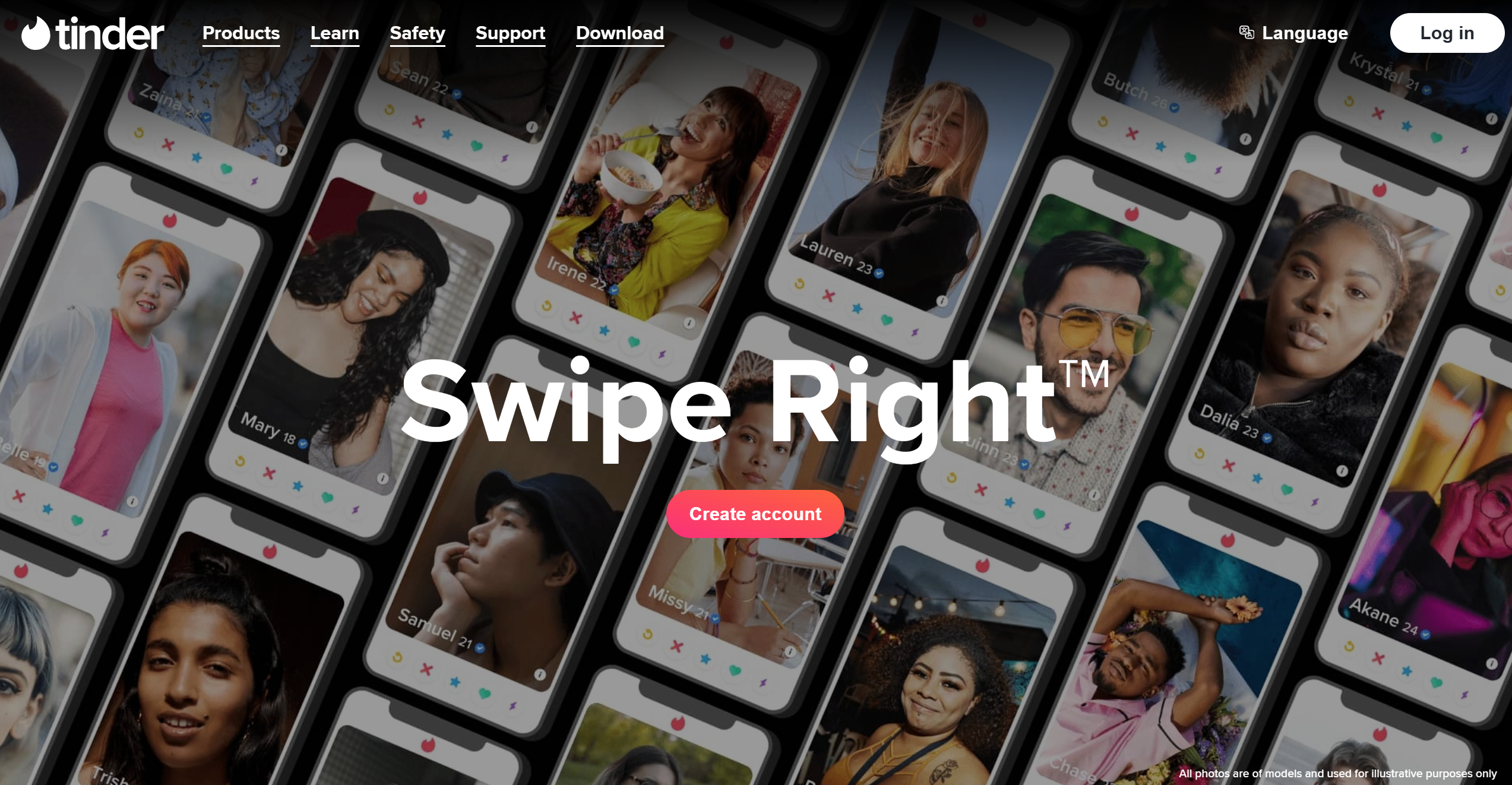 Contatti dell'Help Desk di Tinder