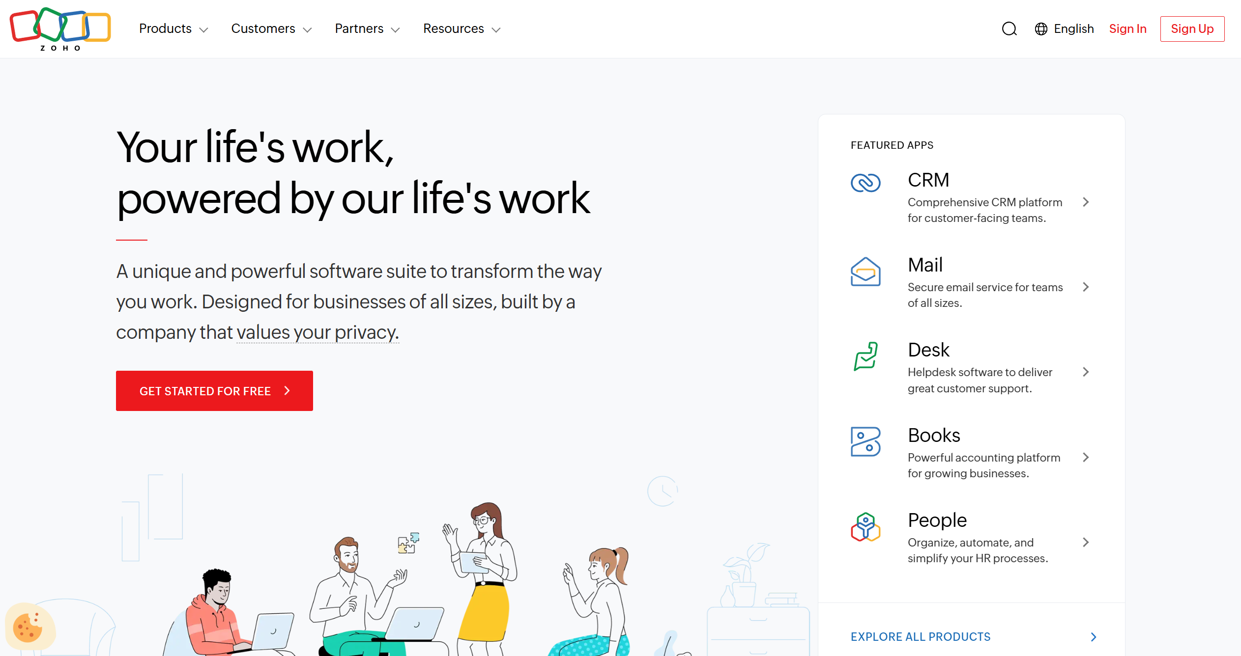 Contatti dell'Assistenza Zoho Help Desk