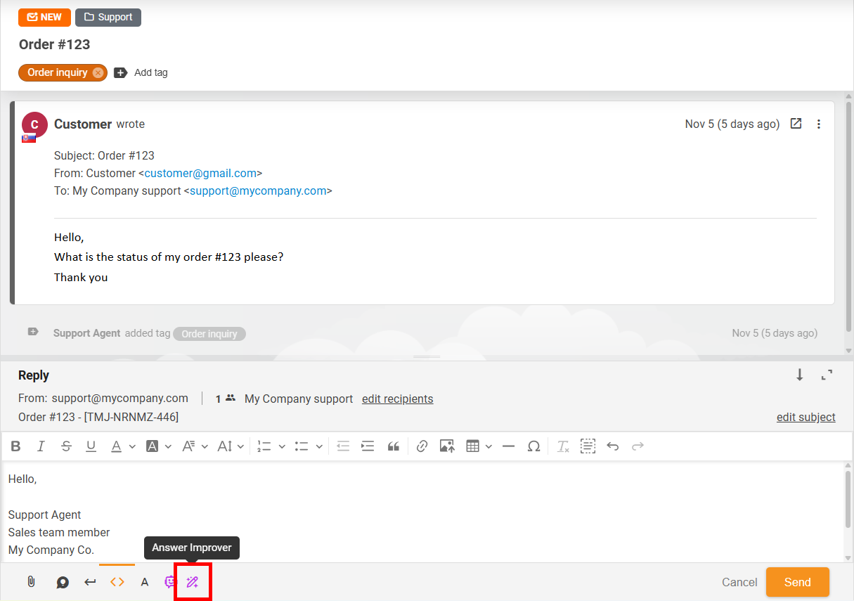 Miglioratore di Risposte AI