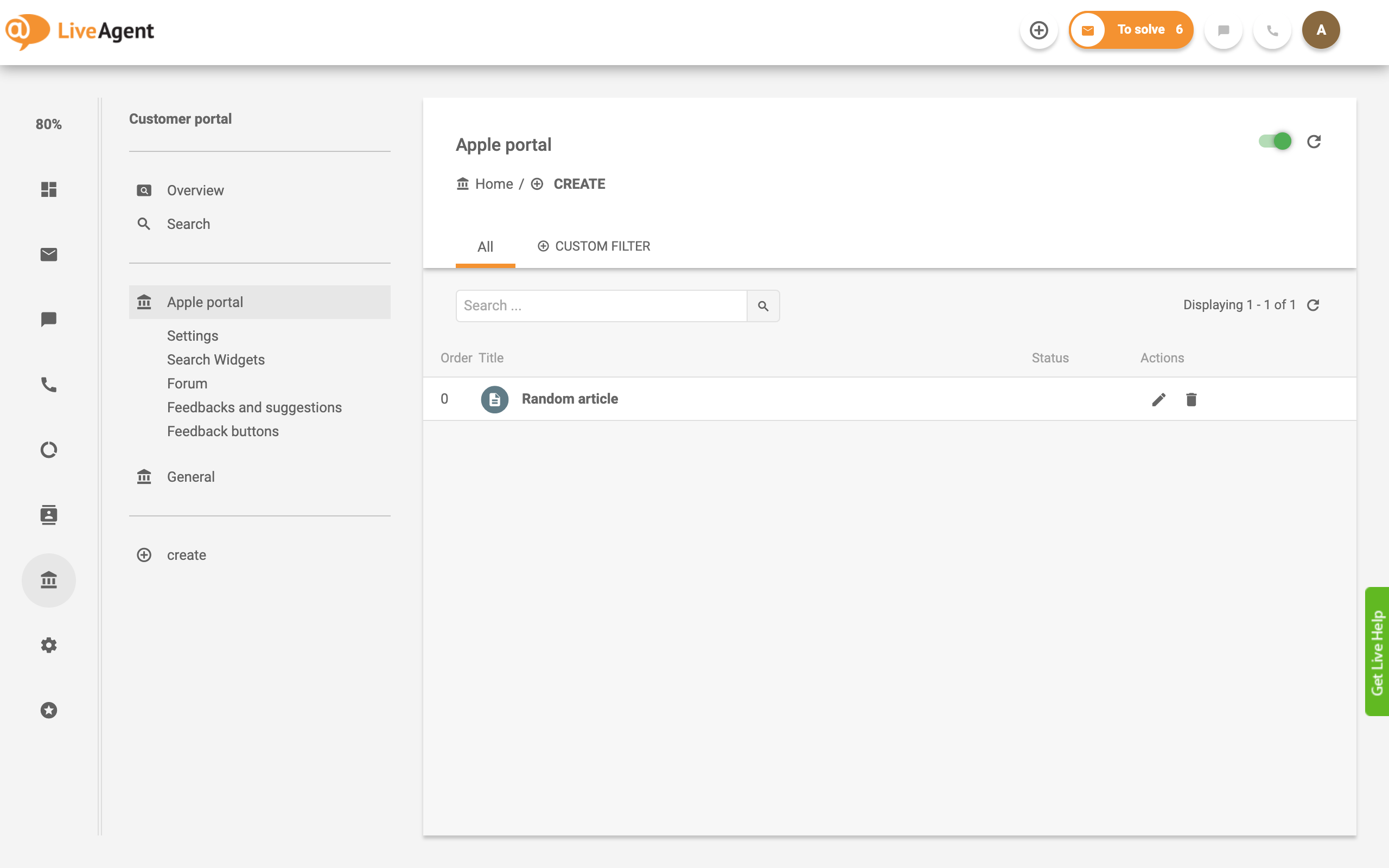 Esempio di Knowledge Base