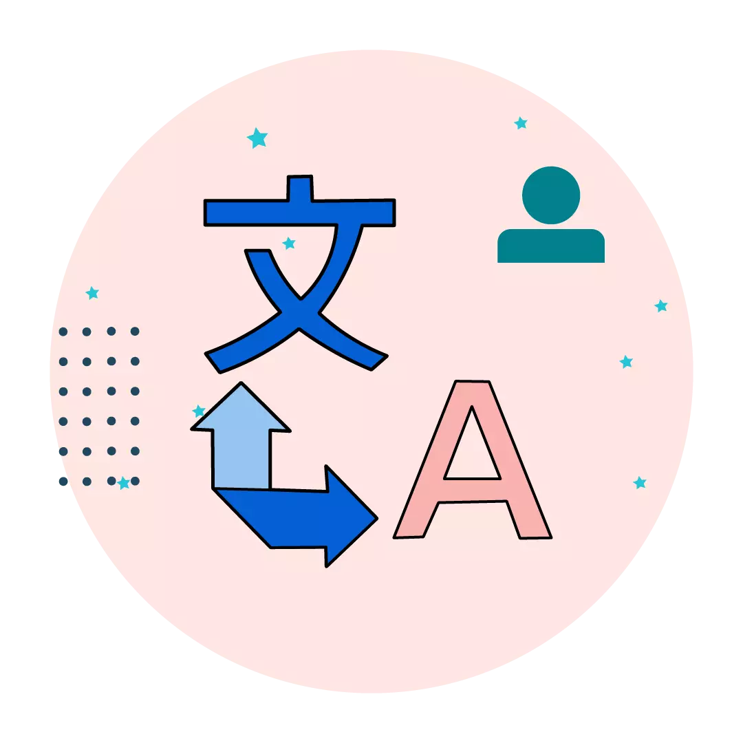 Illustrazione lingue