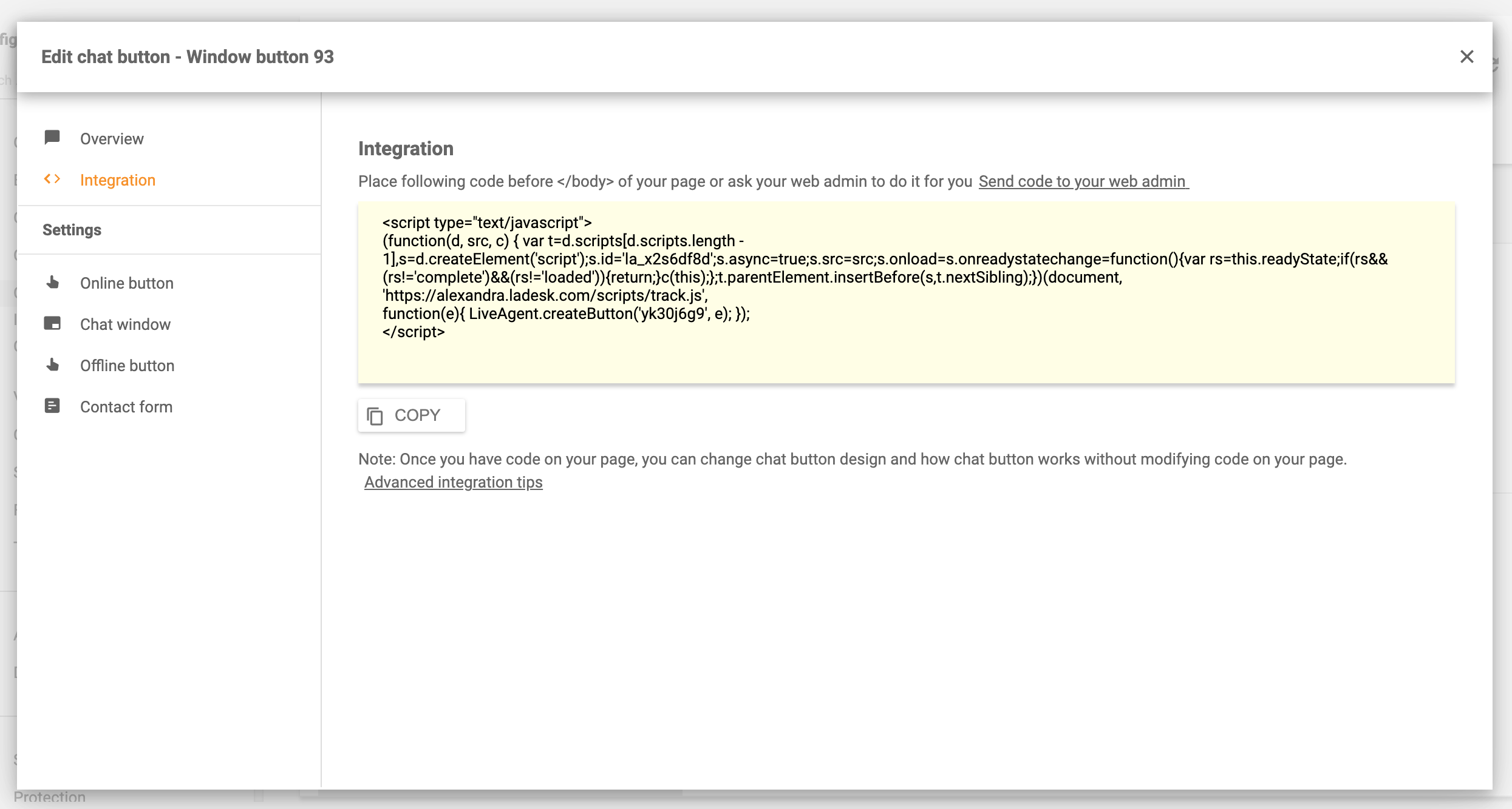 Chat in tempo reale per il tuo sito web facile integrazione