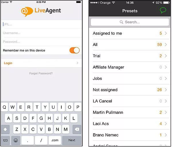 App di help desk mobile per Android e iOS
