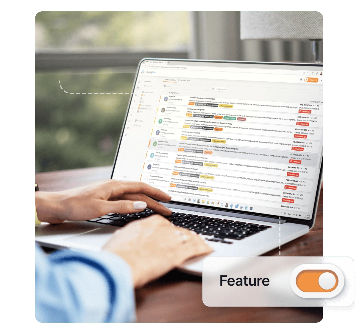 Chatbot AI di LiveAgent