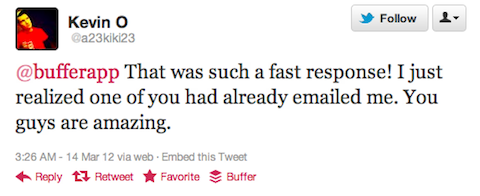 Esempio di risposta rapida