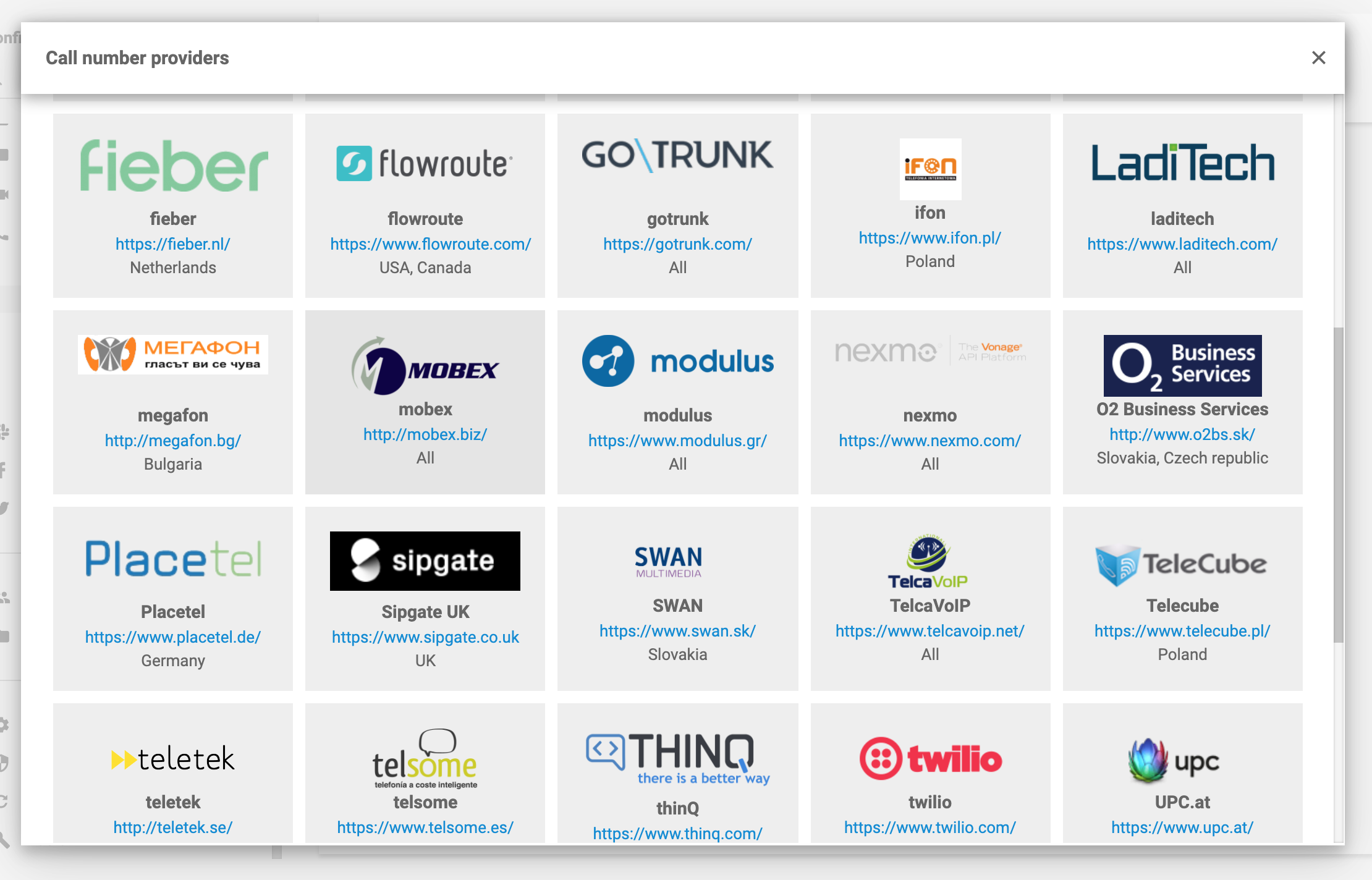 Flowroute VoIP partner LiveAgent
