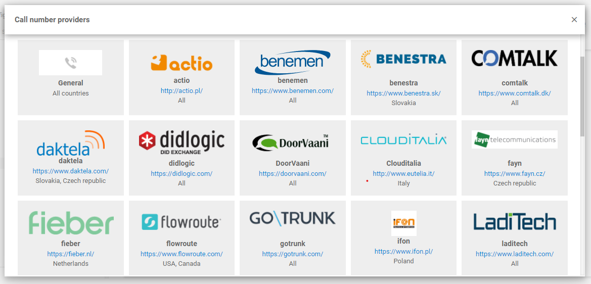 Integrazione Magenta VoIP con LiveAgent
