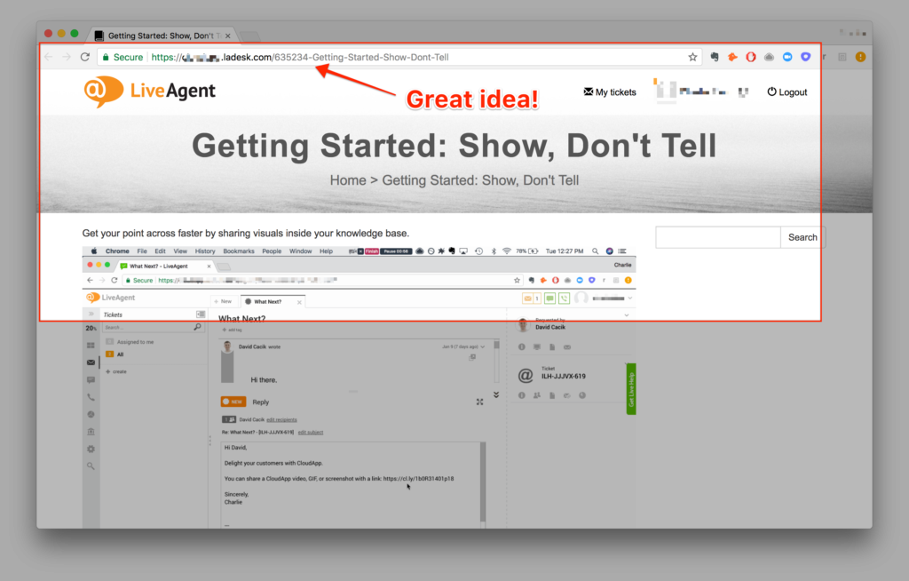 Funzione di modifica e annotazione CloudApp