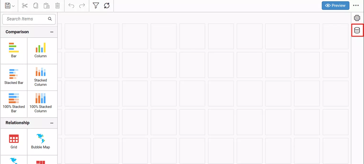 Pulsante Bold BI Data Source