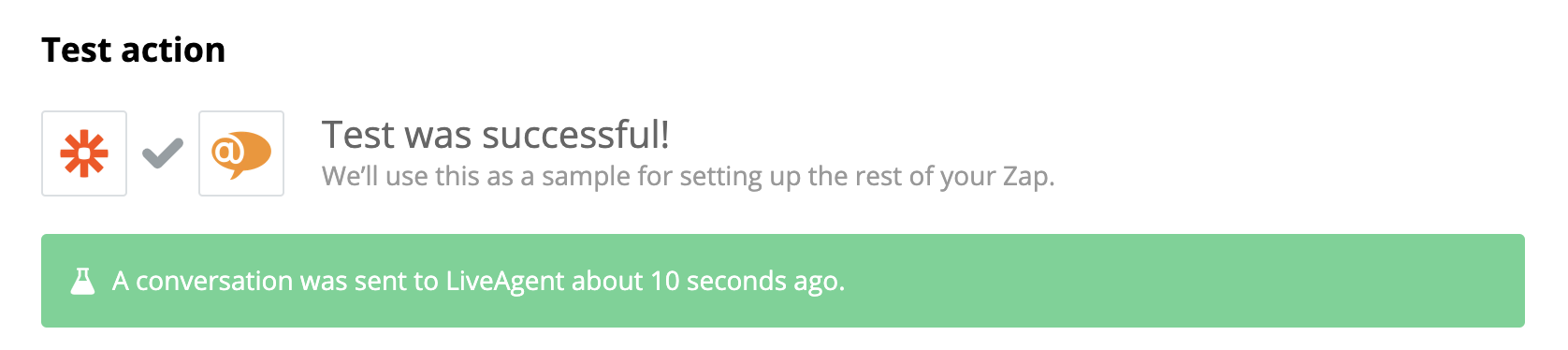 Un test riuscito di un'integrazione ShipStation e LiveAgent